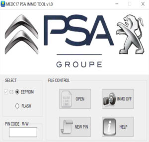 Medc17 psa immo tool